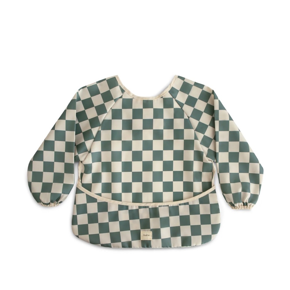 Mushie long sleeve bib